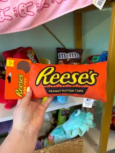 Reese's Peanut Butter Cups Dog Toy - Crinkle Sound for Entertaining Your Furry Friend - Perfect Addition to Playtime Collection