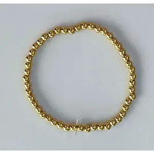 4 mm Brass Stretch Bracelet
