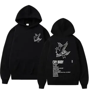 Lil Peep CryBaby Hoodie - Hip Hop T-Shirt - Oversized Sweatshirt - Fashion Hoodie - Unisex Winter Fleece Lil Peep Hoodie