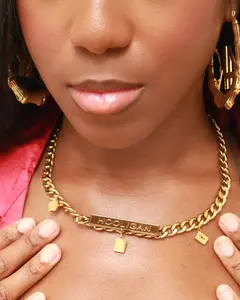 24K Magic Chain Link Hooligan Necklace | Gold Plated