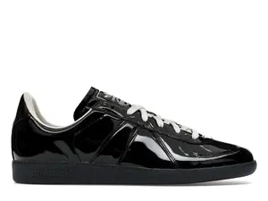 adidas Bw Army Black Patent Leather Men's Daily Casual Fashion Footwear Sneakers Walking Shoes Gym Training Athletic Comfort