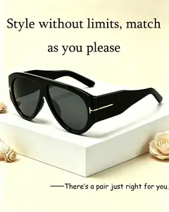 70s Retro-Inspired Oversized Sunglasses UV400 Protection Thick-Frame Fashion Shades Unisex Stylish Accessory.mid year sale.