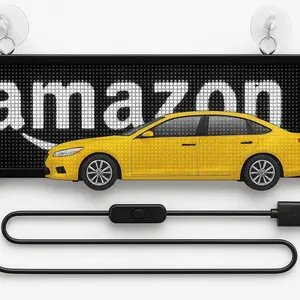 LED Delivery Driver Car Sign White Light Night Visibili