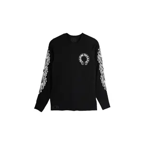 Horseshoe Floral Thermal "Black" CHRM0794