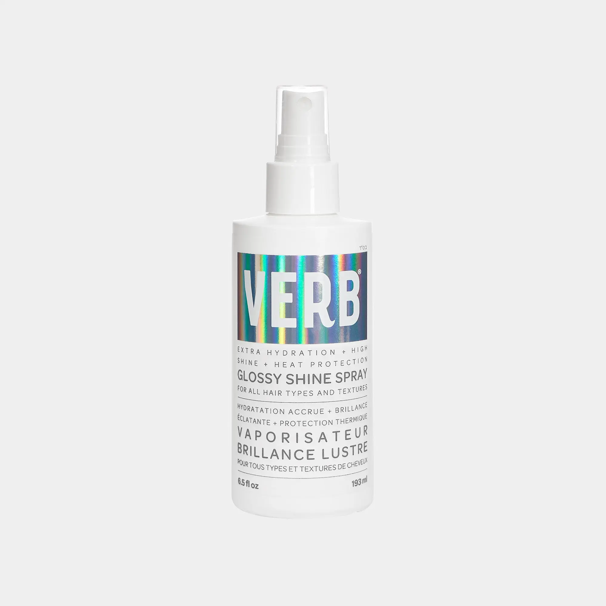 glossy shine spray with heat protection | a shine-boosting spray