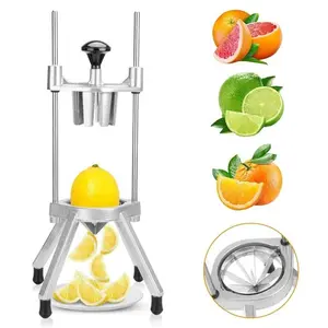 Lemon Wedge Slicer Chopper 8-Section Commercial Limes Wedger Fruit Vegetable Cutter Home Kitchen Appliance for Bar Restaurant