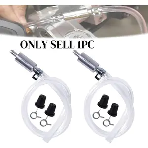 Brake Bleeder Hose One Way Check Valve,One Way Brake Bleeder Valve,Brake Bleeder Kit for Hydraulic System Bleeding,Car Clutch Fluid Replacement Hose for Car,Motorcycle,Electric Vehicle, Car Parts, Car Accessories
