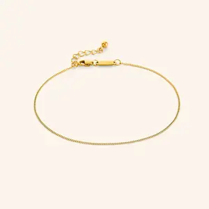 Micro Curb Anklet