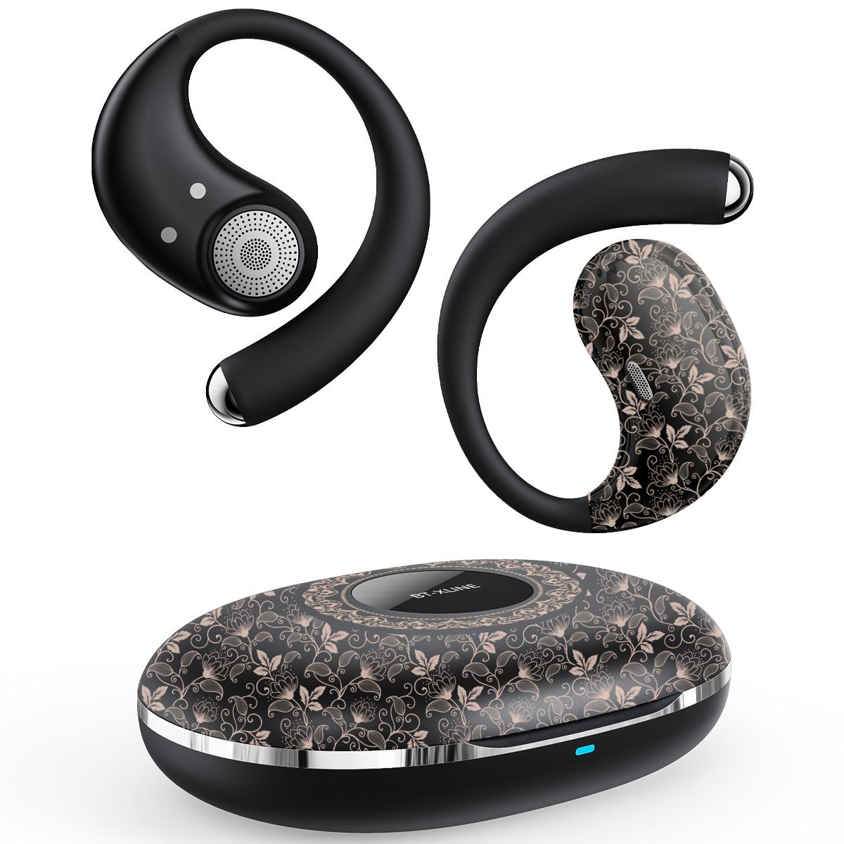 Noise Cancelling Bluetooth Earpiece, Wireless Headset for Clear Calls, Hands-Free Calling for Work and Daily Use, Stable Connection, Comfortable Fit, Easy Control