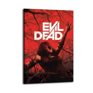 Evil Dead Canvas Aesthetic For The Bedroom Wall Sitting Room Dormitory Wall Office Wall Poster Decorative Painting Canvas Wall