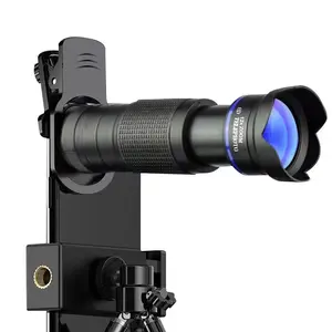 ​​12X Adjustable Zoom Lens for Smartphones - Universal Clip-On Telescope with 12MP HD Photography for Travel & Wildlife​​