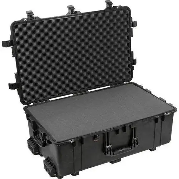 Pelican 1650 Heavy-Duty Tool Case with Foam Insert, Black Tool Boxes for Hardware Organization