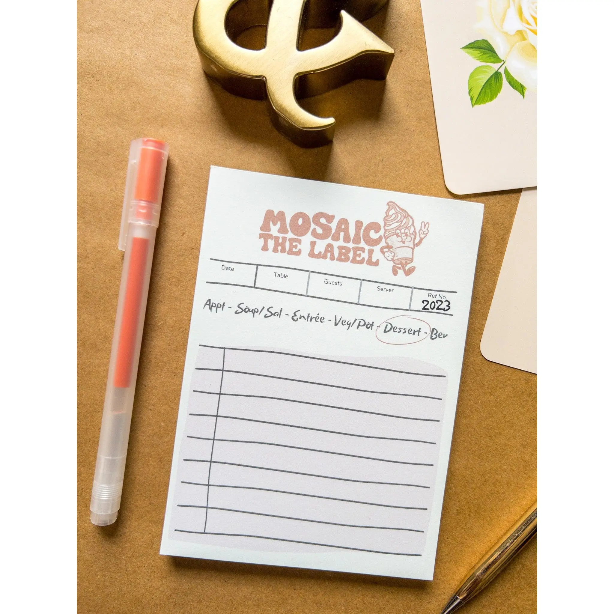 Restaurant Notepad