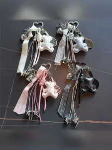 Hot Selling Bear Star Ribbon Bag Charm, Perfect Gift for Birthdays, Holidays, Back-To-School, Ideal for Family, Friends, Loved Ones