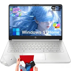 HP 2026 14 Inch Small Laptop for Student Business, Intel N150 CPU, 14" Anti-Glare, up to 8GB RAM, 128GB Storage, Wi-Fi 6, Copilot AI & 1 Year Office 365, Windows 11 Home,Bundle Accessory