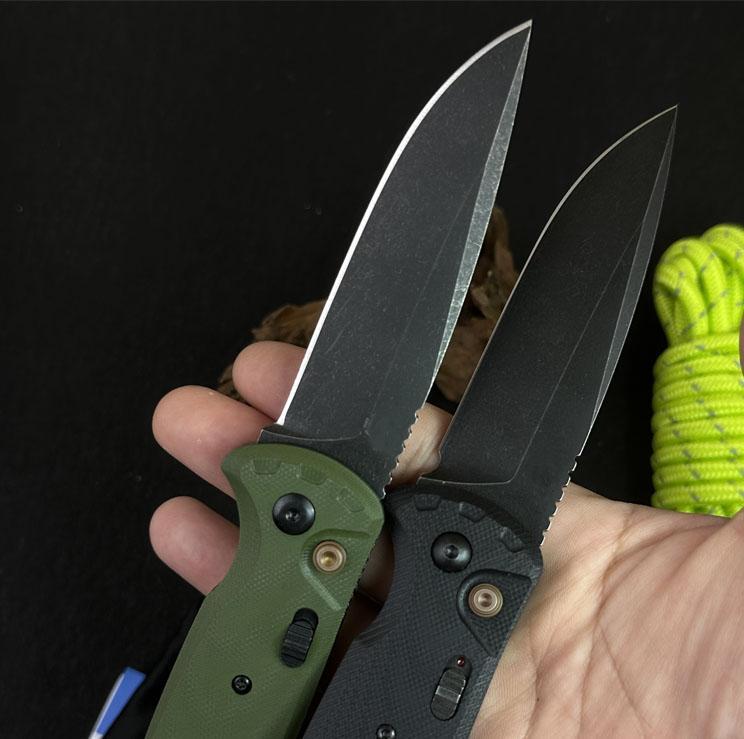 D2 Steel Folding Knife Button Lock EDC Pocket Knife, Non-Slip Handle Outdoor Camping Fishing Utility Tool