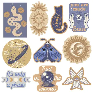 Celestial Sticker Extra Large Star Stickers for Adults Funny Adhesives with Memes Funny Stickers with Colorful Graphic Decals Funny Space  Multi