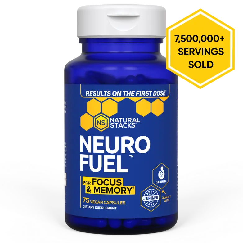 NEUROFUEL Nootropic - With ingredients like vitamin B6 and L-phenylalanine, NeuroFuel supports neurotransmitter function for focus and memory.* - Neurotransmitter Support Supplement for Focus and Memory*
