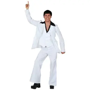 Plus Size Deluxe Saturday Night Fever Costume for Men