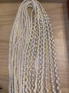 Precious metals de and se wool dreadlock extensions