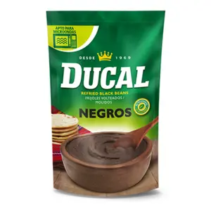 Ducal - Frijoles Negros Molidos 400 g - Refried Black Beans | Microwavable Pouch