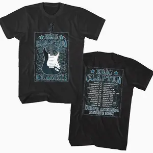 Trending Eric Clapton Europe and North America Blackie Tour 2008 Unisex T-shirt S-5XL - Popular Choice