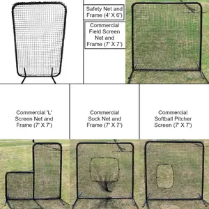 Safety Field Screens – Durable Net & Frame Lineup for Baseball & Softball Training