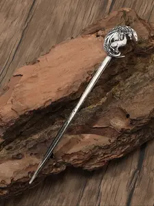 Viking Retro Moon Dragon Hair Stick and Hairpin, Stylish Nordic Norwegian Style Accessory for Parties, Ideal Gift for Valentine's Day, Mother's Day and Birthdays