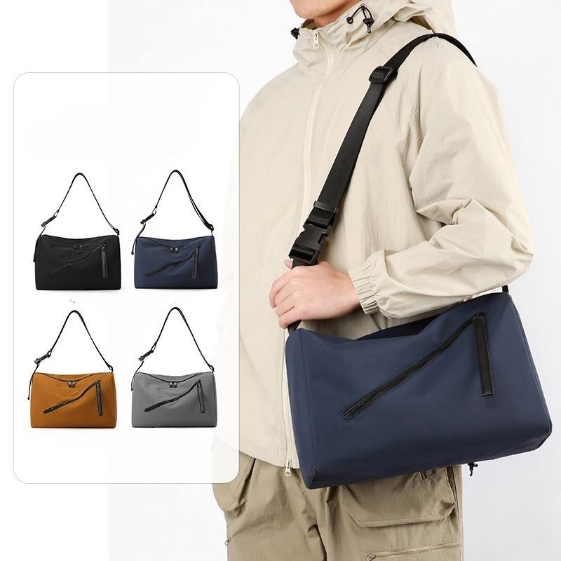 8326 Women's Large-capacity Casual Solid Color Small Square Bag 2026 New Lightweight Multi-compartment Shoulder Messenger Bag