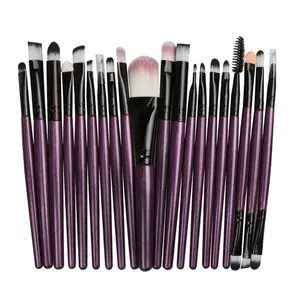 Makeup Brushes 20pcs Proffesional Cosmetics for Face Makeup Brush Set Powder Concealer Eyeshadow Eyebrow Lip Brush Beauty Tools Makeup Brushes zihei