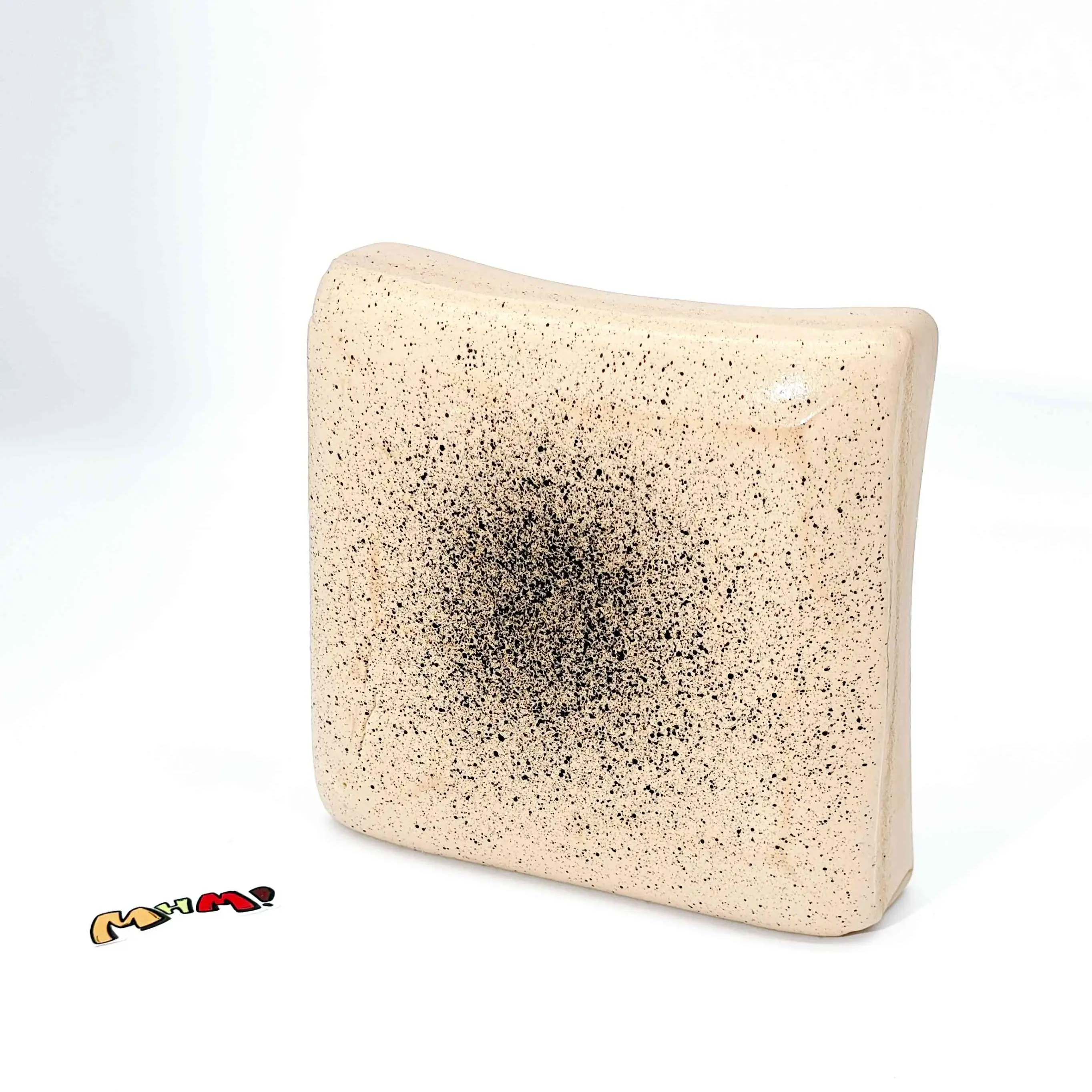 MHM Milk Coffee Toast Slow Rising Squishy Toy, Soft Sticky Texture Foam Sensory Fidget Toy, Cute Food-Themed Gift