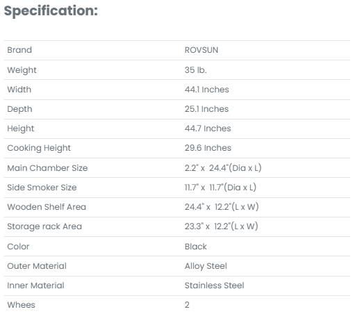 [TOP RATED - FLASH SALE] ROVSUN BBQ Charcoal Grill Outdoor Patio Barbecue Cooker with Wheels