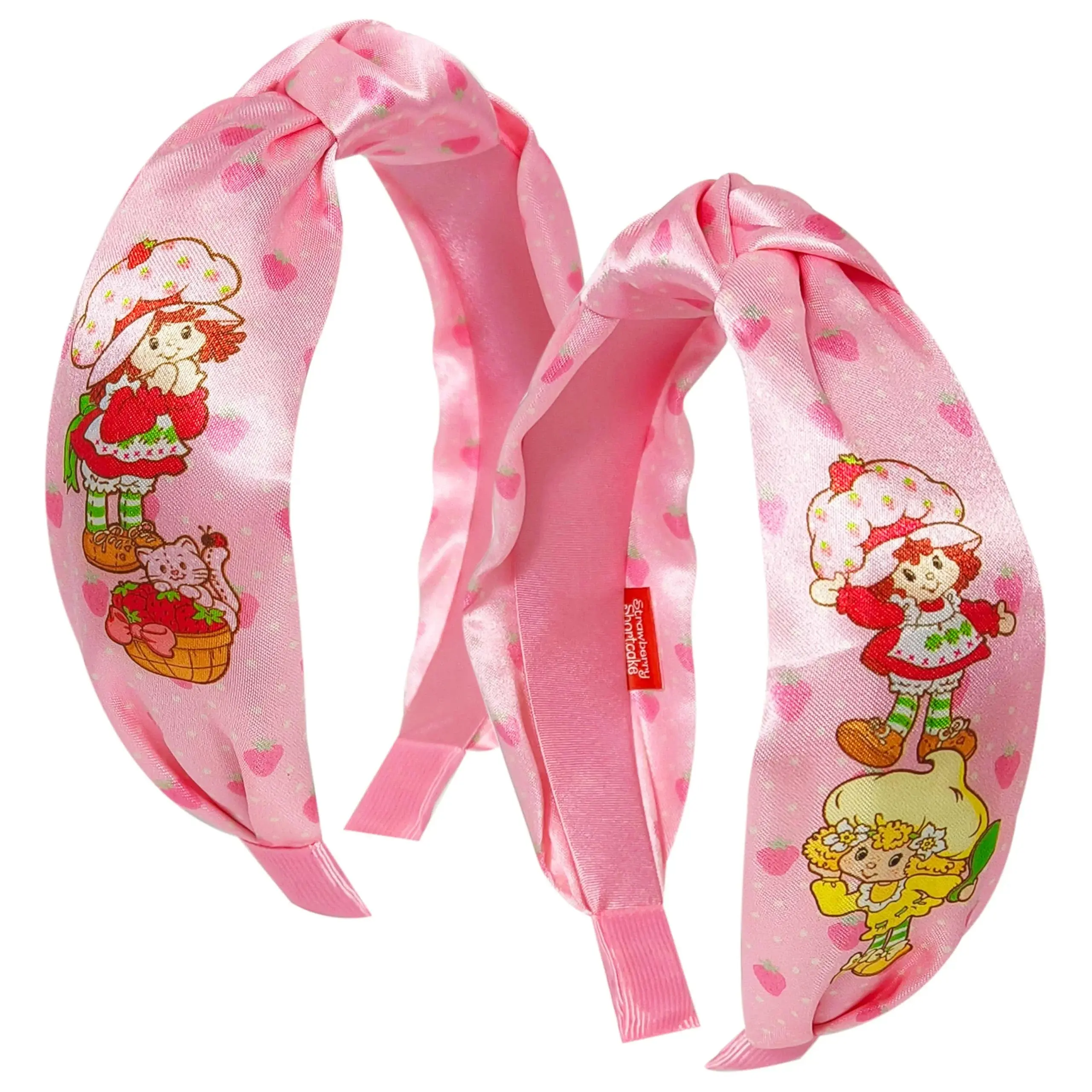 Knotted Headband for Kids and Collectors, Retro Strawberry Shortcake Character Print with Durable Top Knot Design, Fast Shipping, Easy Returns, Durable Design, Fans