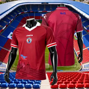 Haiti 2026 SAETA Red Short-Sleeve Soccer Jerseys