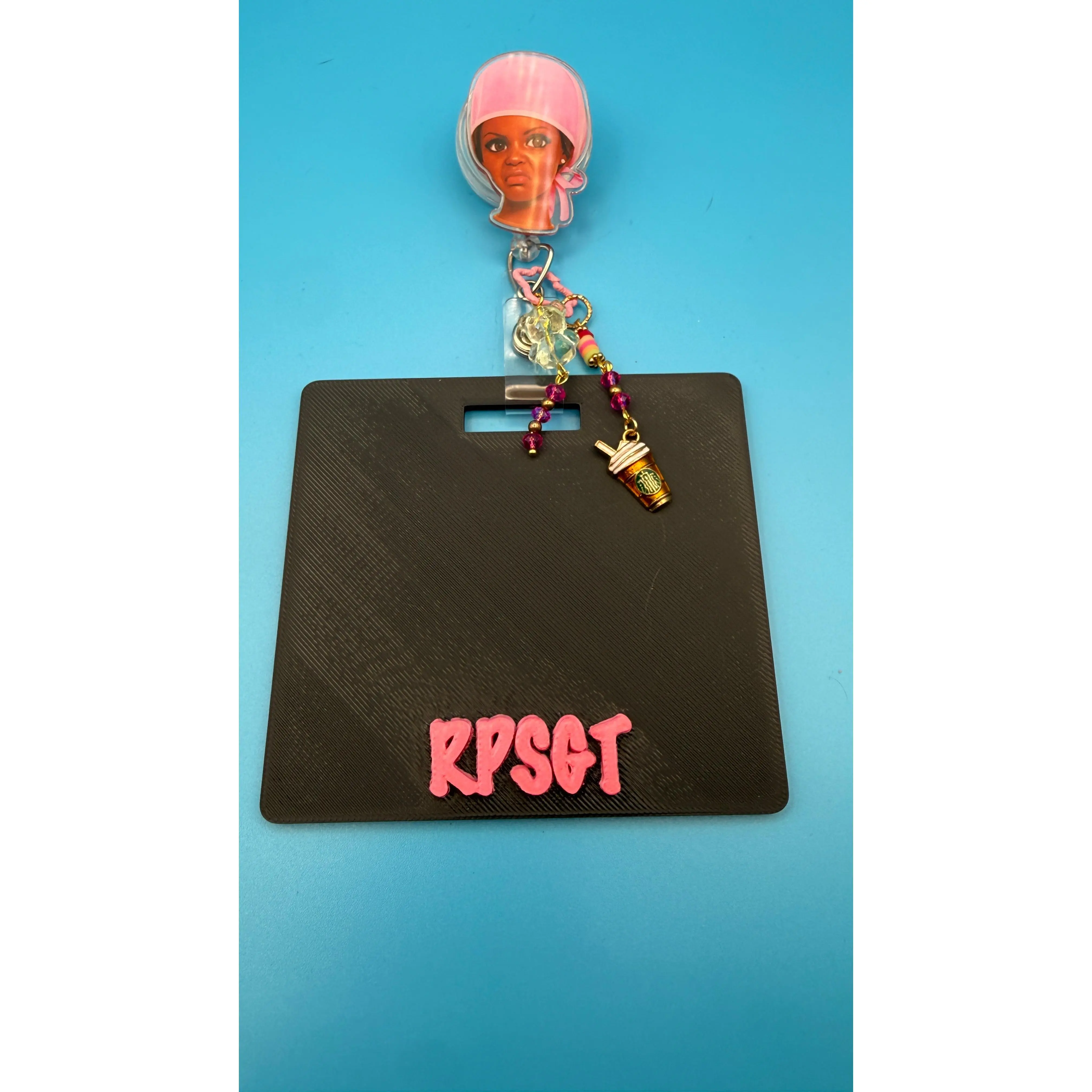 Custom 3D-Printed Badge Buddy | Personalized ID Backer