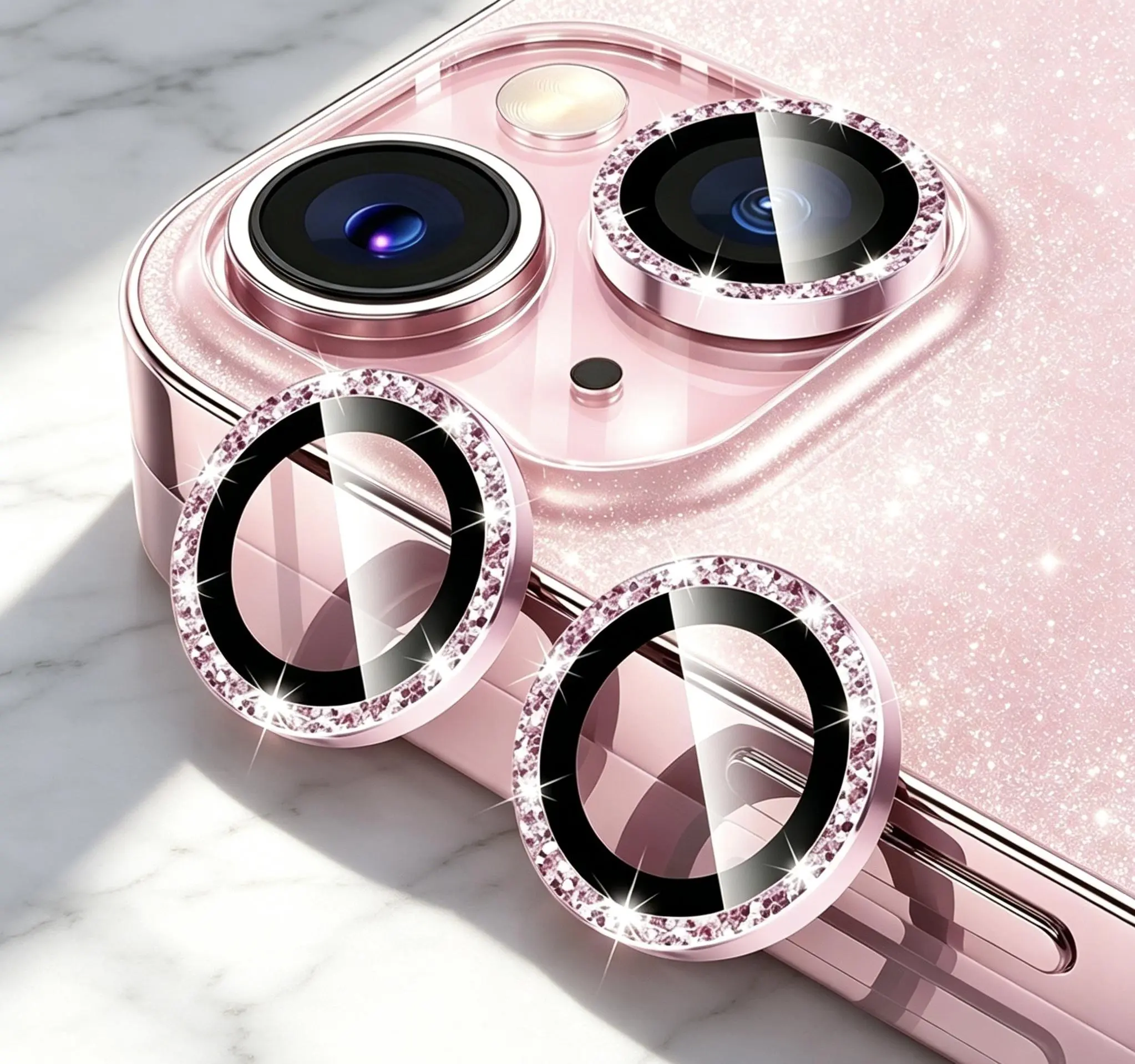 Rhinestone Camera Lens Protector