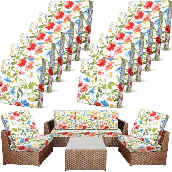 12 Pcs Watercolor Floral