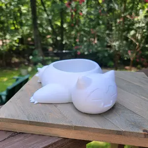 Snorlax Planter DIY 3d printed paint project