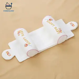 Baby Head Pillows Adjustable Infant Head Support Pillows Cute Print Newborn Sleeping Pillows to Prevent Flat Head