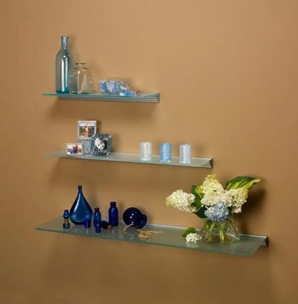 Glace Clear Glass Shelf- 12 x 48 in.
