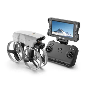 YCMDCGIE Drone with Camera, Remote with 4.5-inch Live View Screen, Powerful Brushless Motor, Foldable & Stable Flight for Beginners