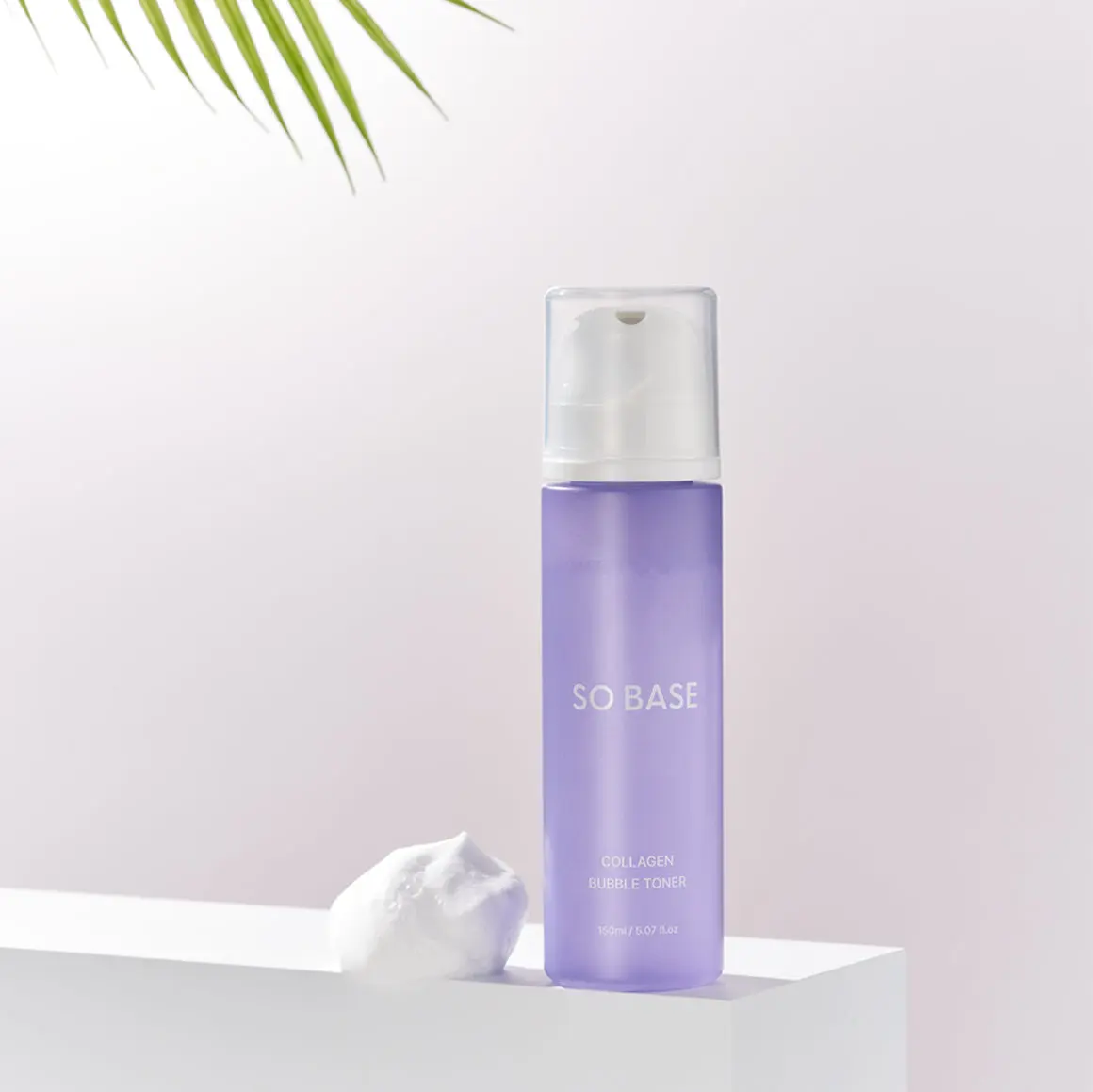 SOBASE Collagen Bubble Toner - Instant Glow & Anti-Aging with 7 Peptides