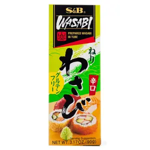 S&B wasabi Tube Family Size 3.17 oz