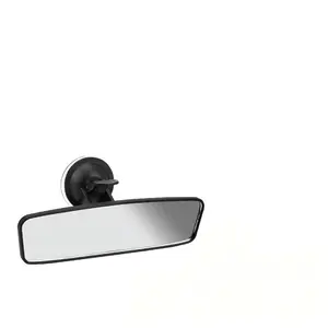 Adjustable Suction Cup Car Rearview Mirror, 360° Rotatable Wide Angle Car Rearview Mirror, Car Interior Accessories for Men & Women, Car Mirror Original