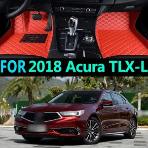 For 2018 GAC Acura TLX-L Custom-Fit Full-Coverage Car Floor Mats Easy-Clean Carpet-Style Floor Mats Car Interior Accessory