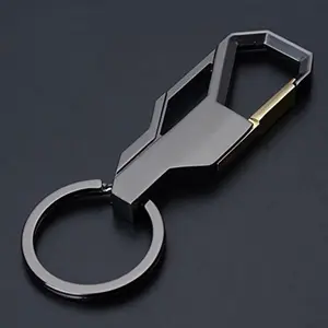 3 Pack Car Key Chain Key Ring, Classic Black Business Keychain for Men and Women, Durable Car Key Ring for Key Organization