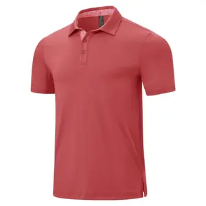 YSENTO Men's Classic Polo Shirts Contrast Collar Short Sleeve Casual Solid Stylish and Printed Polo Stretch Quick Dry Performance Golf Outdoor Work Polo Shirts for Men' Top