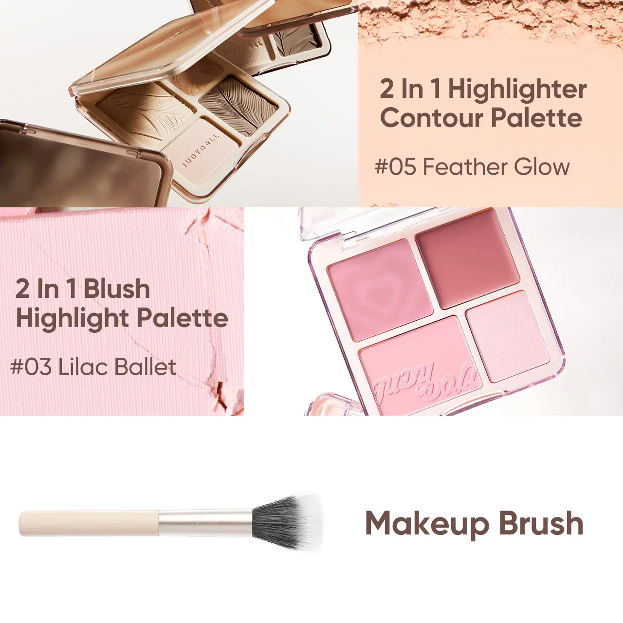 #05 Feather Glow +#03 Lilac Ballet