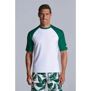 Men's Hightide Short Sleeve Swim Shirt | Eden Colorblock