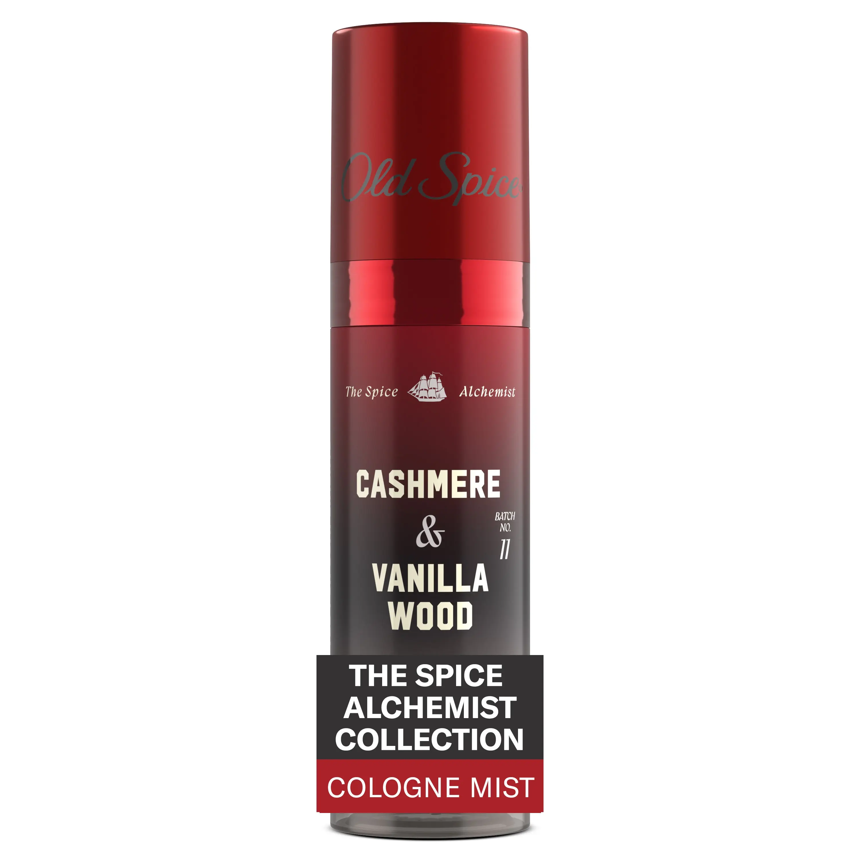Old Spice Cologne Mist for Men, The Spice Alchemist Collection, Cashmere and Vanilla Wood, 3.8 OZ